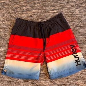 Men's Hurley Regular Fit Stretch Swim Short 7.5" Inseam, X-LARGE, Multi-color